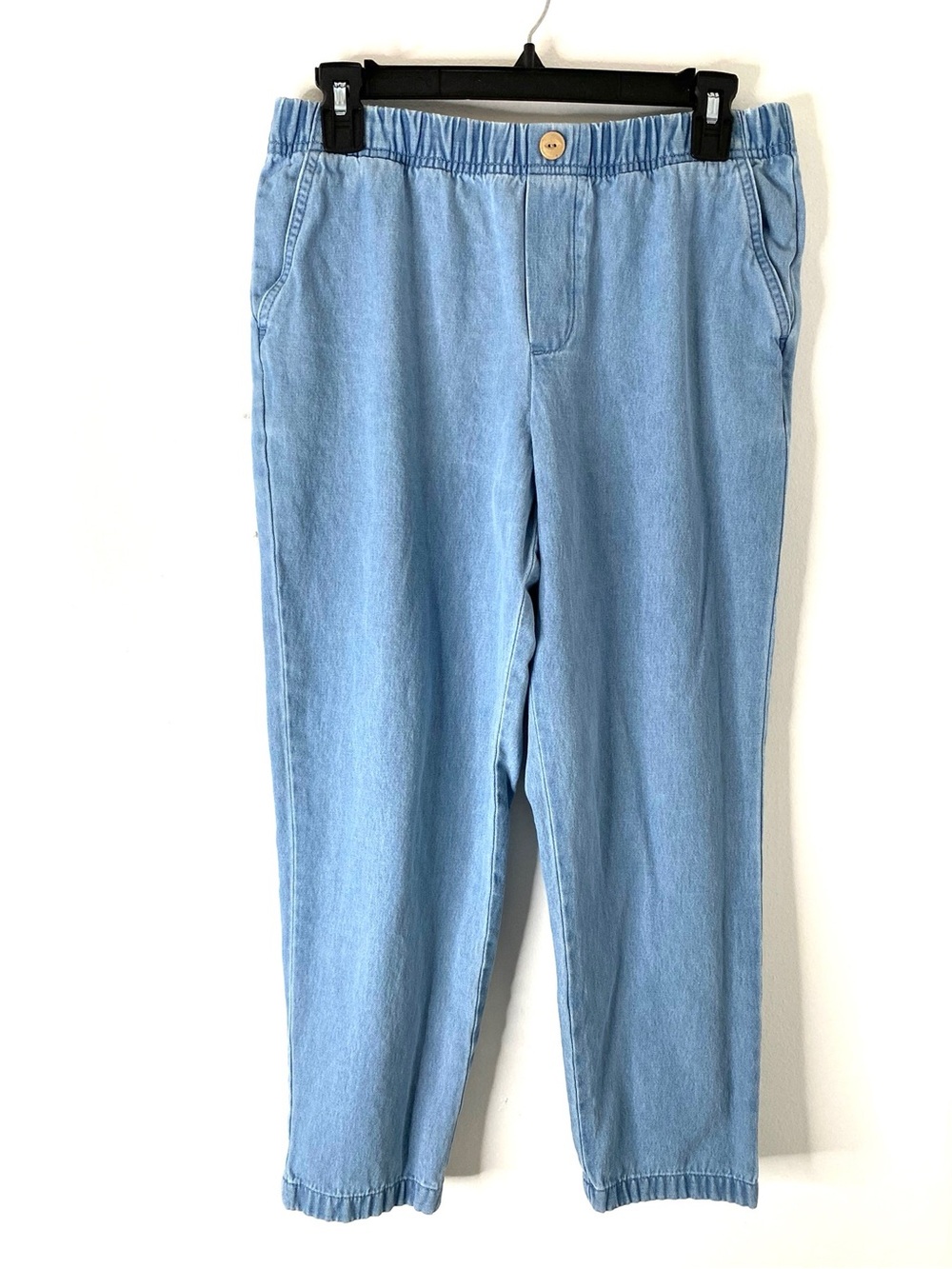 Quiksilver Chambray Pull-On Pants 90s Tapered Surf Style